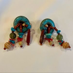 Les Bernard Santa Fe Inspired Earrings